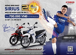 Mua Yamaha Sirius được tặng 700 nghìn đồng