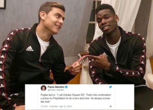 Pogba: Tôi gọi Dybala là "Square R2"