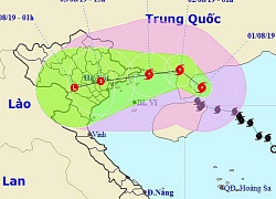 Tâm bão số 3 chỉ còn cách Móng Cái 90 km