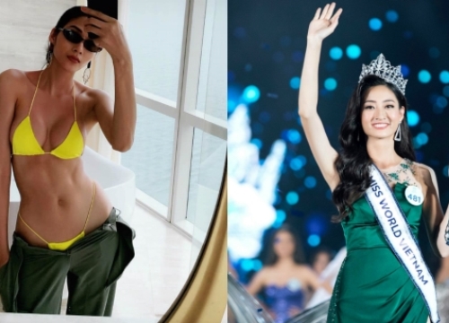 Đàn em vừa đăng quang Miss World Việt Nam, Hoàng Thùy "dằn mặt" khi khoe vòng 1 cực "khủng"