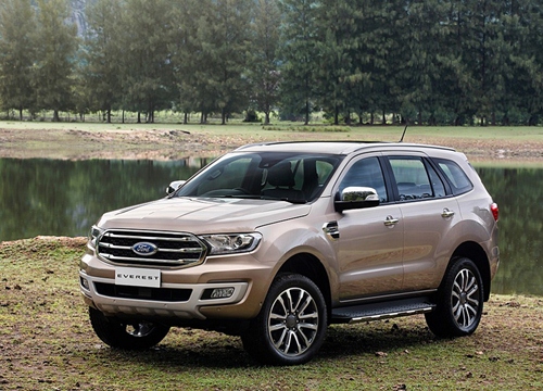 Ford Everest giảm gần 100 triệu, cạnh tranh Fortuner, SantaFe