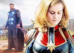 Giữa thần sấm Thor và Captain Marvel ai mạnh hơn?