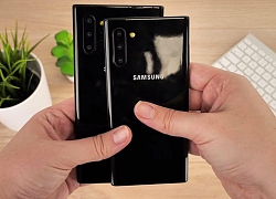 Mô hình điện thoại Galaxy Note 10/10+ lộ video thực tế