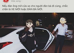 Nếu đàn ông mở cửa xe cho đàn bà đi cùng thì chắc chắn đó là... 'xe mới' hoặc 'đàn bà mới'