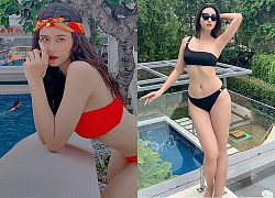 Trương Quỳnh Anh, Đỗ Mỹ Linh mặc bikini ngày mưa bão, ai gợi cảm hơn?