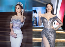 Váy trễ nải khoe vòng 1 tới mức gặp sự cố ở chung kết Miss World Việt Nam