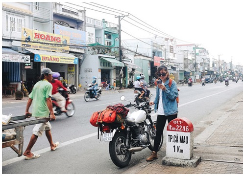 45 ngày cưỡi xe máy độc hành xuyên Việt để chinh phục vẻ đẹp đất nước của cô gái Hà Nội