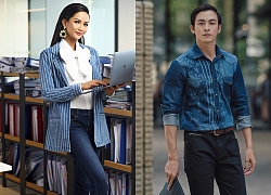 H'Hen Niê, Lãnh Thanh gợi ý mặc đẹp với denim trong ngày sang thu