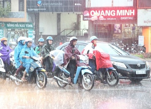 Nghỉ lễ Quốc khánh 2/9: Mưa lớn ở nhiều khu vực trên cả nước