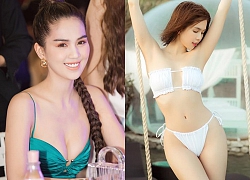 Ngọc Trinh phô diễn với bikini nhỏ xíu nhưng ai cũng truy tìm vòng 1 vì không biết ngực biến đi đâu mất rồi!