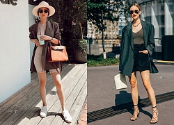 Quần short + blazer: Có cả loạt cách mix đồ giúp chân dài phải biết cho style của các nàng tuổi băm