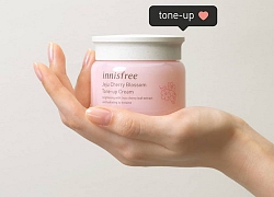 Review Innisfree Bherry Blossom Tone Up Cream cấp ẩm nâng tone