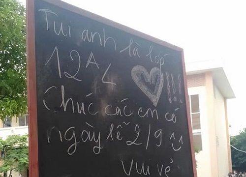 Tâm lý như 'đàn anh' khối 12, gửi gắm lời chúc ý nghĩa dịp lễ 2/9 cho các 'đàn em' khiến CĐM xuýt xoa khen ngợi