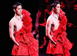 Tor Thanapob đẹp trai xuất thần trong trang phục nổi bật tại Elle Fashion Week 2019 Fall/Winter