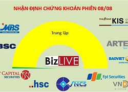 Nhận định chứng khoán 8/8: Vẫn trong giai đoạn tìm điểm cân bằng