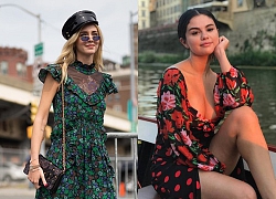 Bí quyết mặc váy hoa giống Selena Gomez không bị già