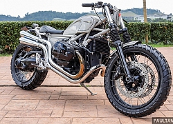 Chiêm ngưỡng xế độ BMW x Heiwa R NineT Scrambler của thợ Nhật Bản