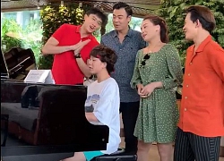 Clip: Bảo Hân đệm đàn piano, cùng dàn diễn viên "Về nhà đi con" khoe giọng hát không kém ca sĩ chuyên nghiệp