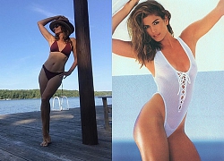 'Huyền thoại' làng mốt Cindy Crawford khoe hình thể 'cực phẩm' ở tuổi 53