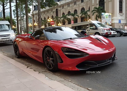 Sài Gòn: McLaren 720S trở về màu Memphis Red sau khi tham gia Car Passion 2019