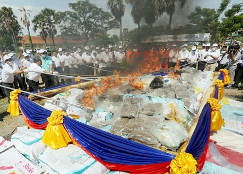 Tội phạm ma túy tại Campuchia có chiều hướng gia tăng