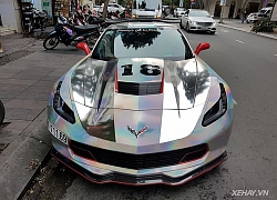 TP.HCM: Ngỡ ngàng với Chevrolet Corvette C7 Stingray cùng "bộ cánh" đa sắc độc đáo giữa trung tâm quận 1