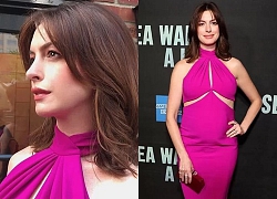 Anne Hathaway bế bụng bầu đi sự kiện