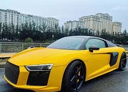 Audi R8 V10 Plus từng của Cường 'Đô-la' thay áo ngay sau khi về tay chủ mới