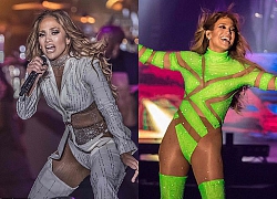 Jennifer Lopez "đốt cháy" sân khấu với vũ điệu và trang phục bốc lửa