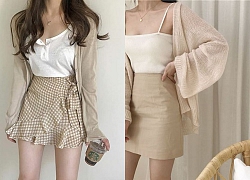 Những kiểu phối áo cardigan đẹp cho nàng tự tin dạo phố