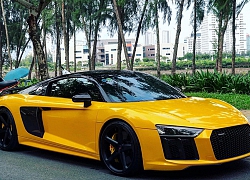 Siêu xe Audi R8 của Cường Đô La 'thay áo' sau khi về với chủ mới