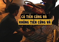 Chuyện tử tế về chủ tiệm sửa xe nghèo không tiền cũng vá