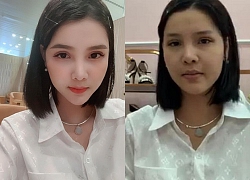 Khi Kỳ Hân selfie xinh đẹp sau cắt mí, CĐM phản bác bằng hình mặt mộc một trời một vực