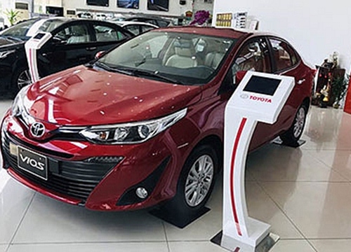 Toyota Vios, Honda City thi nhau giảm giá mạnh đầu tháng 8/2019