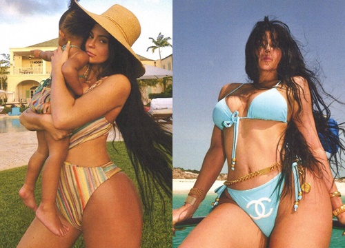 "Đại hội bikini" của Kylie: hở nhiều hay ít cũng phồn thực, ai ngắm đều phải sốc vì độ "siêu to khổng lồ" của V1 và V3 của nàng tỷ phú