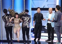 Diện đồ chặt chém nhưng Việt Hương bị "đối xử tệ" khi tham gia gameshow cùng Trấn Thành và Trường Giang