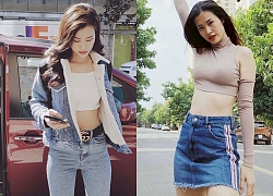 Đông Nhi đi đâu cũng chuộng mặc áo crop top khoe eo thon