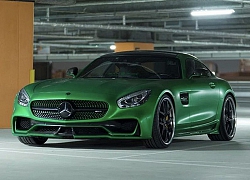 Siêu xe đỉnh Mercedes AMG GTS độ toàn xanh bởi Wald