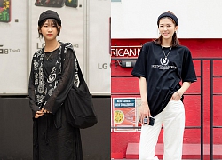 Street style Hàn: Item màu đen vẫn tiếp tục chiếm ưu thế trong tủ đồ giới trẻ Hàn