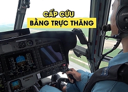 Trên chuyến trực thăng đưa chiến sĩ từ Trường Sa vào đất liền cấp cứu