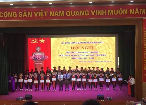 Hải Phòng: Vĩnh Bảo có 372 học sinh đạt 402 giải thành phố, quốc gia