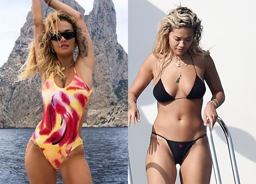 Rita Ora bốc lửa với bikini gợi cảm