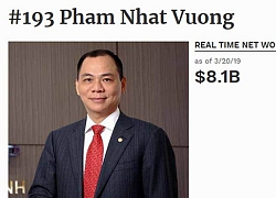 Giá trị cổ phiếu tỷ phú Phạm Nhật Vượng nắm giữ vượt mốc 10 tỷ USD