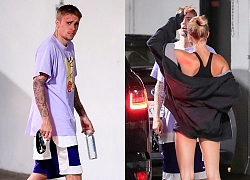 Justin Bieber và bà xã căng thẳng khi đi ăn trưa trước thềm đám cưới