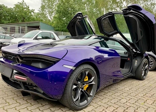 Siêu xe McLaren 720S thứ 6 về Việt Nam, sở hữu màu tím độc nhất