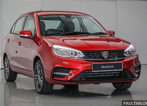 Cận cảnh xe siêu rẻ Proton Saga, giá chỉ 182 triệu đồng