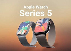 Apple Watch Series 5 lộ diện siêu đẹp với màn hình tràn viền, có thêm bản titan và gốm trắng tinh khôi