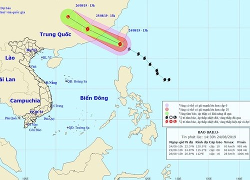 Các tỉnh, thành từ Quảng Ninh-Bình Định chủ động ứng phó với bão Bailu