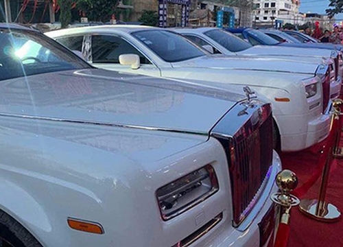 Dàn xe Rolls-Royce trăm tỷ khai trương sòng bạc ở Campuchia