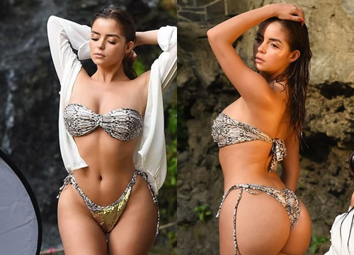 Demi Rose bốc lửa với bikini nhỏ xíu